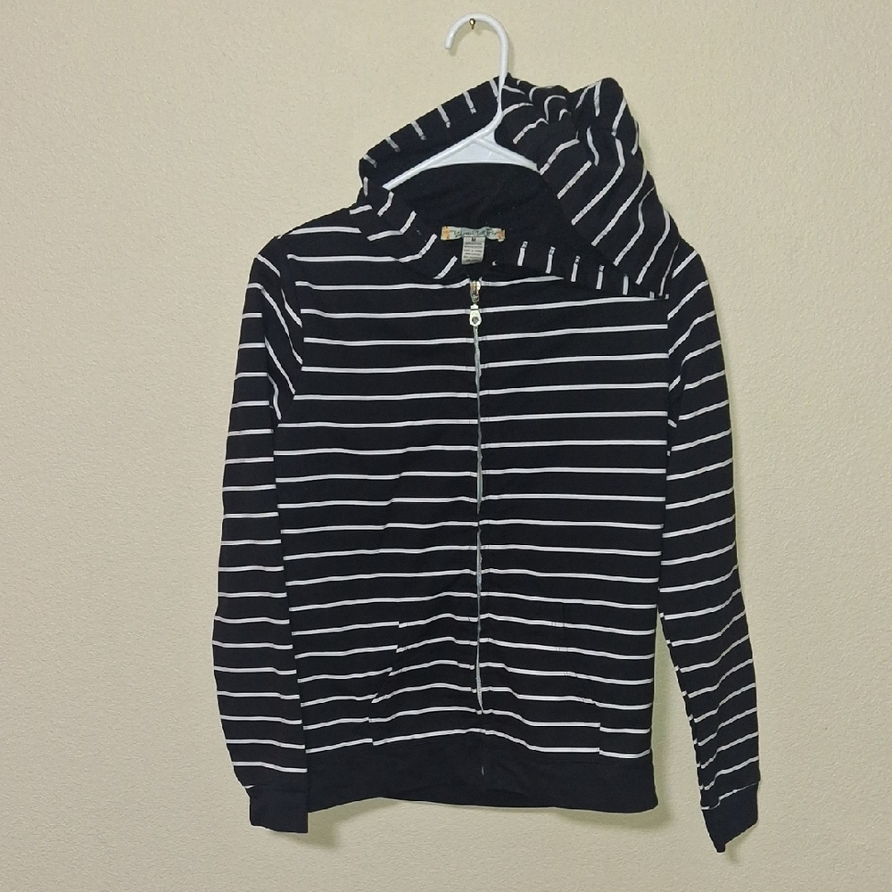 Striped Black and White Women's Sweater
